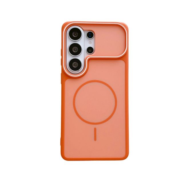 Luxury Frosted TPU Soft Bumper for 360 Protection Phone Case for S26 S25 S24 S23 Ultra Wireless Charge Magnetic Cover
