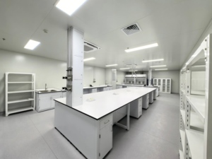 Khung-Loại phòng thí nghiệm tường Băng ghế dự bị hoàn chỉnh với vòi nước, bồn rửa & kệ lưu trữ, tùy chỉnh phòng thí nghiệm băng ghế dự bị bảng - Product Image 3