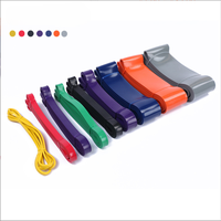 Pull-Up Assist Band Juego de bandas de resistencia al estiramiento de látex grueso para ejercicio físico Power