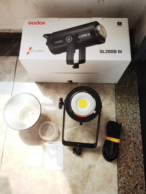 God Cow SL200III Bi Photography Light - Live Streaming Fill Light Soft Light Photography Light