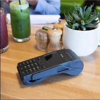 Terminal de point de vente portable automatique VeriFone V200T-001, petit système POS sans fil Android avec lecteur NFC
