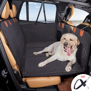 Qbellpet, funda extendida para asiento <span class=keywords><strong>de</strong></span> <span class=keywords><strong>coche</strong></span> <span class=keywords><strong>de</strong></span> <span class=keywords><strong>perro</strong></span> para asiento trasero, Extra grande con cinturón <span class=keywords><strong>de</strong></span> seguridad, parte inferior dura, asiento trasero <span class=keywords><strong>de</strong></span> <span class=keywords><strong>coche</strong></span>, perros aptos para todos los coches - Product Image 1