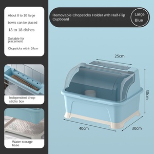 XT106-117 Design Direct Sales Boîte de <span class=keywords><strong>rangement</strong></span> en plastique anti-poussière pour couvercles de <span class=keywords><strong>vaisselle</strong></span>, avec égouttoir, pour tiroir de cuisine et armoire de cuisine - Product Image 5