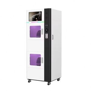 Máquina expendedora comercial de limpieza en seco y desodorización con ozono y UVC de doble rejilla de acero inoxidable 304 para tiendas de alquiler de cascos y gasolineras CXH20 - Product Image 2