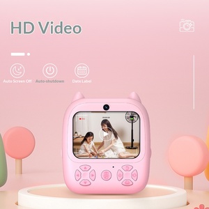 Nouvel appareil photo instantané pour enfants, impression thermique sur papier, pixels haute définition, écran 2,4 pouces, carte TF – Parfait pour les photos transfrontalières - Product Image 3