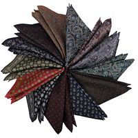 Pochette de costume en soie personnalisée pour père, double face, jacquard tissé, motifs rayés et floraux, séchage rapide, durable, toutes saisons