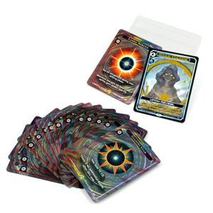 Fabricant vérifié, conception personnalisée, estampage à chaud holographique, jeu de cartes à collectionner TCG, sport, anime, cartes à collectionner avec emballage - Product Image 2