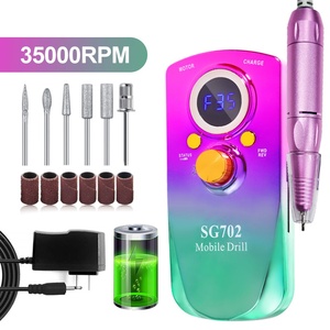 Perceuse à ongles électrique haute puissance 35000 tr/min, machine professionnelle de polissage de gel pour manucure - Product Image 2
