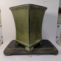 Pot à Bonsaï en Céramique Émaillée pour Extérieur, Meilleure Vente 2026, Nouveauté Tendance