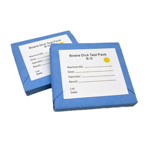 Paquete de Prueba Bowie Dick B-D, Bolsas de Esterilización Azules, 100 Kits por Paquete, Consumibles Médicos Estériles - Product Image 1