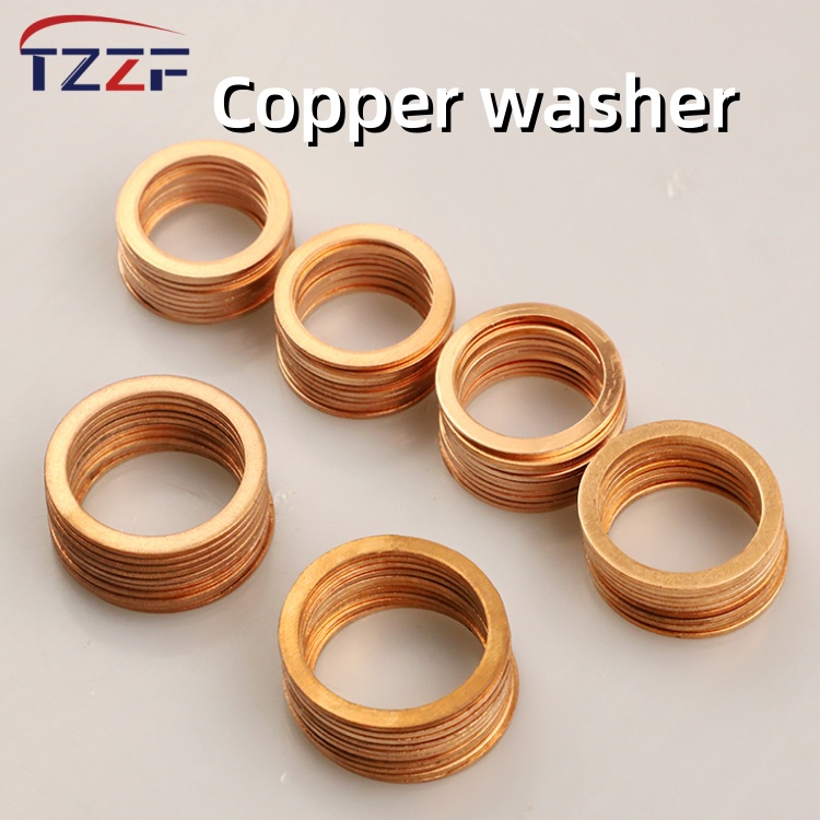 10PCS/Pack 22x30x2mm Copper Washer Solid Gasket Sump Oil Seal 10PCS/Pack  4x10x2mm Copper Washer Solid 10PCS/Pack 12x16x2mm Copper Washer Solid Gasket Sump Oil Seal