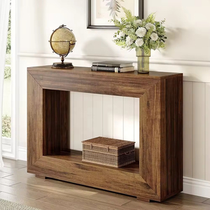 Table <span class=keywords><strong>console</strong></span> moderne <span class=keywords><strong>convertible</strong></span> américaine de 47 pouces pour entrée et salon avec rangement - Product Image 2
