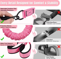Banda de Resistencia Multifuncional Mejorada con Asa y 3 Tubos, Bandas de Resistencia Ajustables para Ejercicios de Abdominales y Pilates