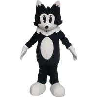 Nouveauté 2024, costumes de mascotte de renard en peluche personnalisés, costumes de dessin animé pour Noël, unisexe, adultes