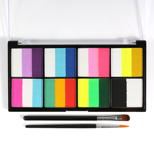 Kit de Pintura Facial de 12 Colores Degradados Lavables, Kit de Pintura Facial de Arcoíris para Niños - Product Image 1