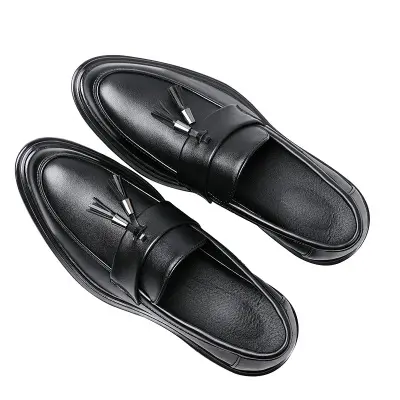 Korean Version Business Men's Shoes British Fashion Patent Leather Heighten Casual Shoes For Men Dress Shoes