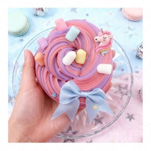 Kit de slime créatif et moelleux, accessoires brillants écologiques pour enfants, pâte à modeler DIY, divertissement éducatif fait main - Product Image 6