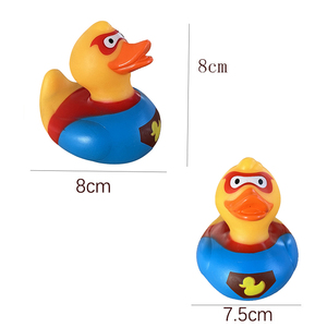 Thân Thiện Với Môi Tùy Chỉnh 3-Inch Nhỏ Cao Su Vịt Khuyến Mại Đa Màu Sắc Vinyl Đồ Chơi Cho Bé Tắm Bên Với Logo - Product Image 2