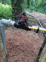 Vanne solénoïde d'irrigation en plastique NC de 2'', 2 1/2'', 3'', 4'', 5'', 6'' avec filetage femelle et brides, vanne solénoïde pneumatique