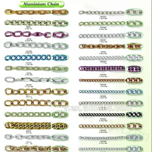 Wholesale anodized aluminum chain, aluminum chain link, cheap chain