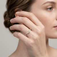 Cincin Kawin Perak Sterling 925 Grosir GRA VVS dengan Batu Moissanite Potongan Marquise, Perhiasan Moissanite