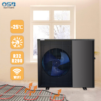 Bomba de Calor R290 con Tanque de Amortiguación, Sistema de Calefacción Monobloque para el Hogar, Bomba de Calor sin Tanque, Solar, Eléctrica, Alemana