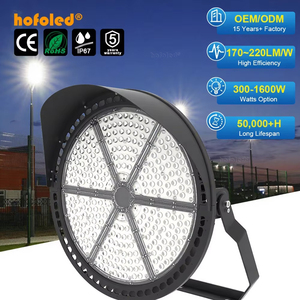 Luz <span class=keywords><strong>LED</strong></span> deportiva de 1000W, 1200W, 1500W, IP67, luz de inundación para exteriores, IP67, 500W, 600W, 800W, luz de estadio de mástil alto para Cancha de campos de fútbol - Product Image 1
