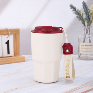 Stainless Steel Tumbler 316 Vacuum <b>Insulated</b> Coffee <b>Mug</b> With Strap For Travel - Product Image 3