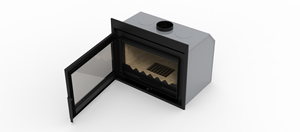 Poêles à <span class=keywords><strong>bois</strong></span> et à granulés avec tuyau canalisé et chauffage à air à vendre <span class=keywords><strong>Poêle</strong></span> à granulés 15 Kw - Product Image 2