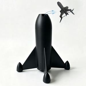 Dron Negro de 4 Hélices con Cámara Central, Marco de Plástico, Diseño Compacto para Uso en Interiores y Exteriores - Product Image 4