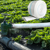 Agriculture 2 3 4 5 6 8 Inch Heavy Duty Layflat Horse Flexible Water Pump Discharge Hose Irrigation Canvas Lay Flat Pipe 300 mm
