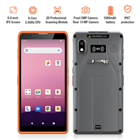 Precio de fábrica directo Android 12 Rugged Smart PDA Handheld Barcode Scanner Colector de datos en stock