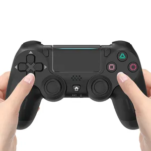 Eseed Controller Game Nirkabel, untuk PS4 BT Kompatibel Gamepad Getaran untuk PS4 Slim Pro Konsol Joystick Game untuk PC