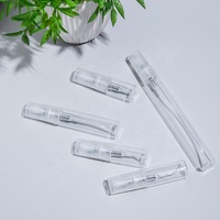 Flacon pulvérisateur vide en verre transparent de 2 ml, 2,5 ml, 3 ml, 5 ml, 7 ml, 10 ml, mini atomiseur, flacon échantillon de parfum avec bouchon doré, argenté ou noir