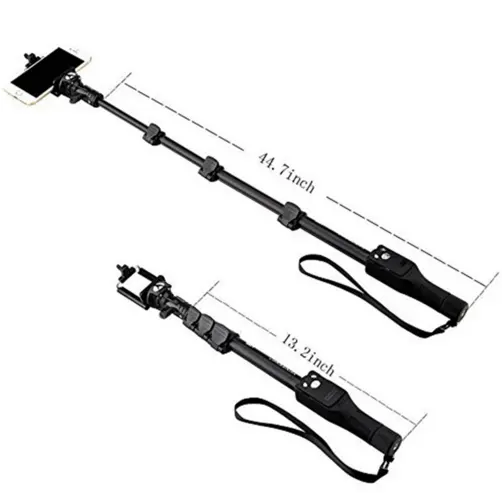 Hoge Kwaliteit Fotografie Accessoires Yunteng 1288 YT-1288 Selfie Stick Met Sluiter Voor Video Vlog Foto Maken