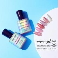 SAGALAGA Shining Aurora Cat Eye Gel 15ml UV LED Curing Magnetic Nail Gel Polish Bulk Wholesale OEM ODM