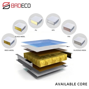 Panel Sándwich de Lana de Roca de 50 mm de Espesor, Aislante Térmico, Impermeable, Ignífugo y Hermético para Paredes de Talleres - Product Image 6