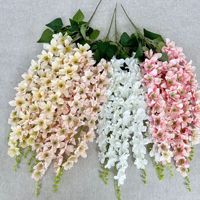 Fleurs artificielles de glycine suspendues, guirlande de fleurs de glycine en soie pour décoration de mariage, maison, jardin, Saint-Valentin