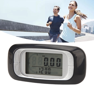 Funzione di registrazione del tempo calorico portatile 7 giorni memoria LED luce 3D pedometro per escursioni a piedi - Product Image 2