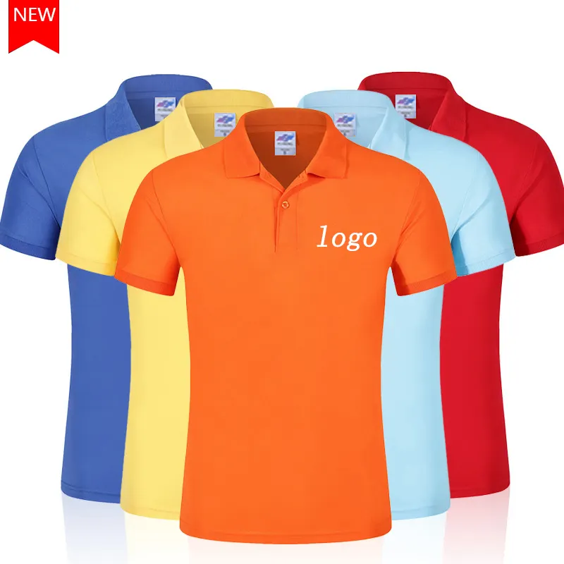 Custom High Quality Plus Size Men Cotton Popular Uniform Women Dry Fit Polyester Golf Polo Shirts Custom Men Golf Polo T-Shirt