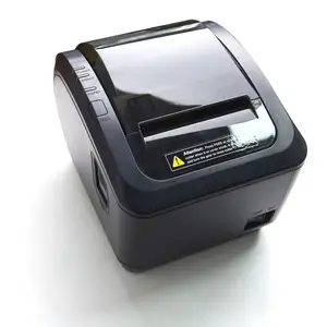 CARAV Series 80mm Thermal Receipt Printer, Autocutter, USB, Ethernet, Energy Star, Black