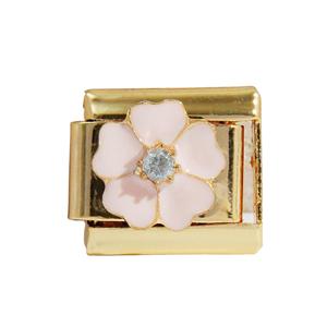 Modular Charm <b>Bracelet</b> Gold <b>Crystal</b> Rhinestone Unisex Fashion Jewelry Gift Accessory - Product Image 3