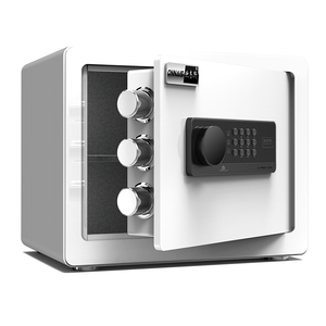 Portable Biometric Home Safe <b>Box</b> on Sale Smart Electronic Digital <b>Lock</b> Fireproof Metal Fingerprint Safe - Product Image 1
