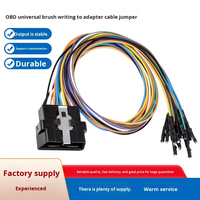 Câble adaptateur universel OBD pour programmation, connecteur de raccordement, kit de ligne de diagnostic en PVC pour véhicules essence, diesel, motos et automobiles