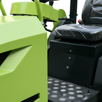 Compacteur routier mini à double tambour de 1,5 tonne, transmission mécanique, garantie de 2 ans, haute efficacité, capacité de pente de 30 %