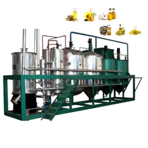 Extraction et raffinerie d'huile de soja moulin machine de raffinage d'huile comestible de noix de coco