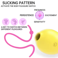 Klitoris-Stimulator Nippel-Sauger Erotikspielzeug für Frauen Saugende Liebeskugeln Licklip Zitrone Saugvibrator für Frauen Sexspielzeug