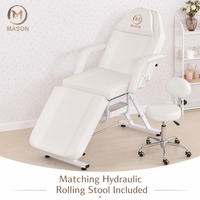 Table de massage professionnelle pliable en cuir PU, multifonctionnelle, pour salon de beauté, spa, tatouage, salle de bain, portable