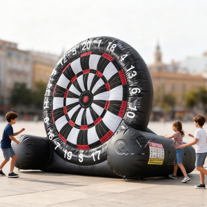 Jeu de fléchettes géantes gonflables pour événements de carnaval, location pour team building - Product Image 2