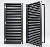 Volets en aluminium en forme de Z pour l'ombrage des façades d'hôtels en extérieur, design moderne, persiennes écologiques